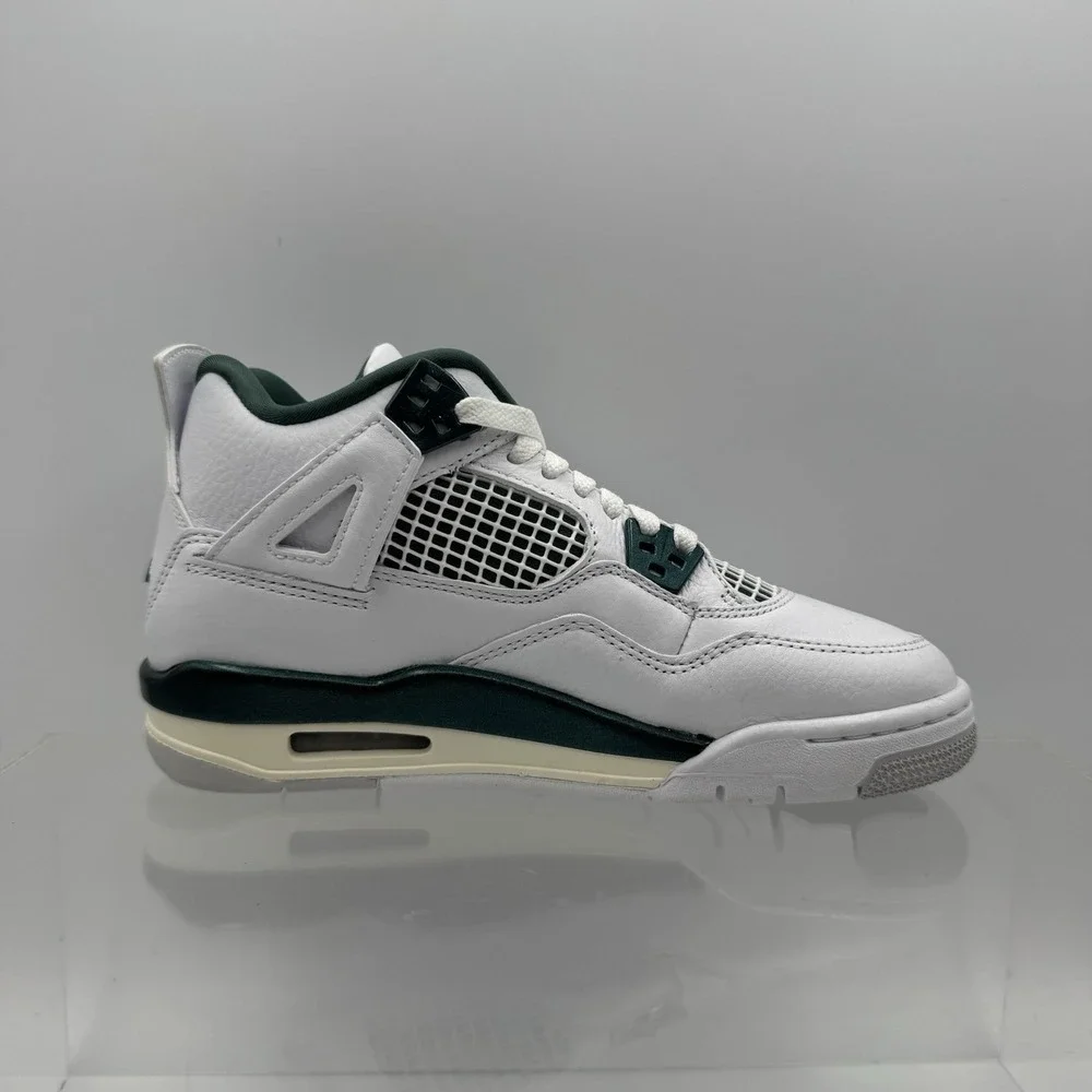 Brand New Nike Air Jordan IV 4 Retro Oxidized Green B-GRADE FQ8213-103 Size 4.5Y